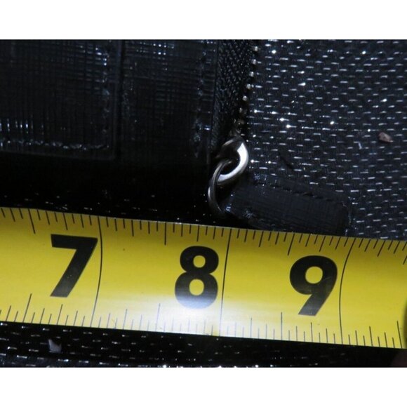 COACH DARCY LEATHER ACCORDION ZIP LONG WALLET IN BLACK - Picture 12 of 12